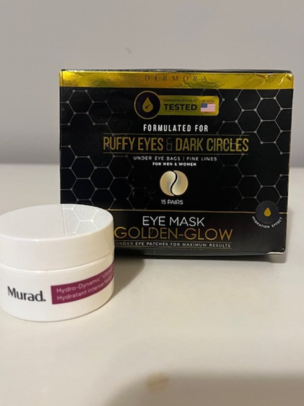 2 PC Set - Small Murad Moisturizer & Box of Eye Masks - NEW